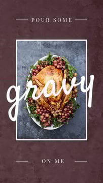 Thanksgiving Dinner Tradition Roasted Turkey