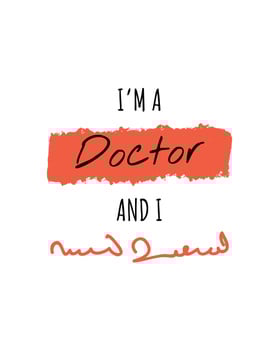 Funny Phrase about Doctors handwriting