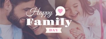happy family day poster