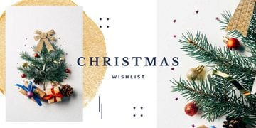 Stylized Christmas Tree and Gifts