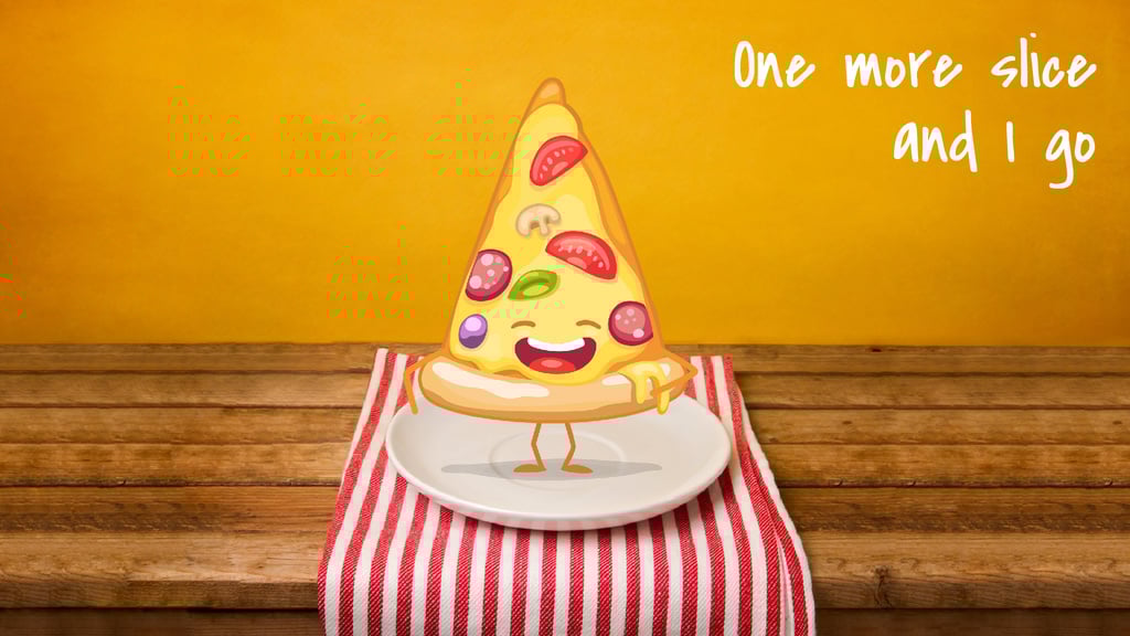 Italian Menu Delicious Pizza Slice — ein Design erstellen Italian Menu Delicious Pizza Slice — ein Design erstellen