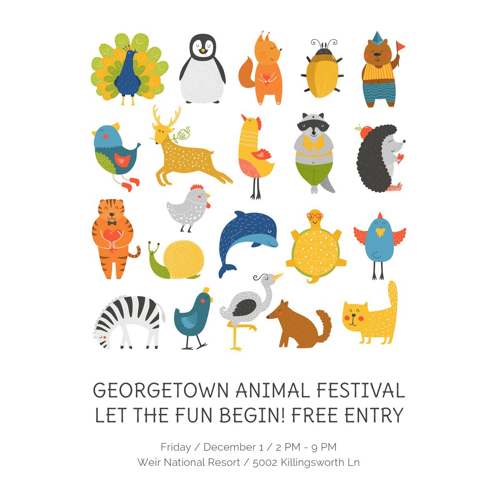 Georgetown Animal Festival — Modelo de projeto Georgetown Animal Festival — Modelo de projeto