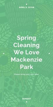 Spring cleaning in Mackenzie park