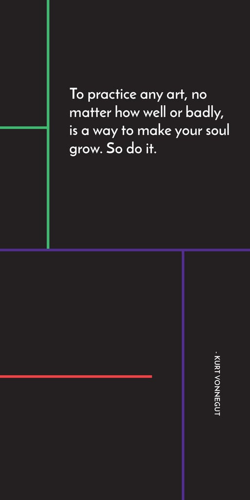 Art Quote in Linear Geometric Frame — ein Design erstellen Art Quote in Linear Geometric Frame — ein Design erstellen