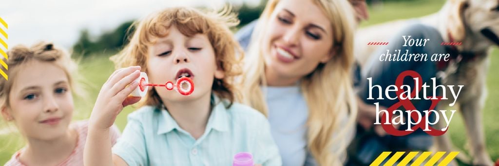 Parents with kids having fun — Создать дизайн Parents with kids having fun — Создать дизайн