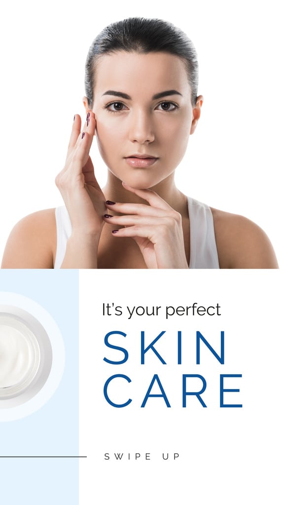 Skincare Offer with Tender Woman — ein Design erstellen Skincare Offer with Tender Woman — ein Design erstellen