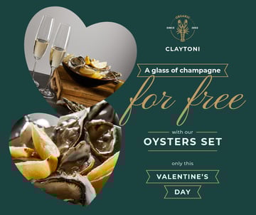 Valentine's Day Restaurant Offer with Oysters