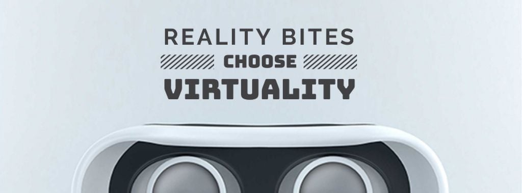 Virtual Reality Glasses in White —デザインを作成する Virtual Reality Glasses in White —デザインを作成する