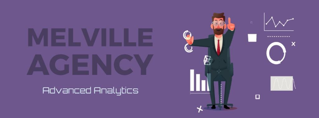 Businessman using analytics tools on smart screen — Crea un design Businessman using analytics tools on smart screen — Crea un design