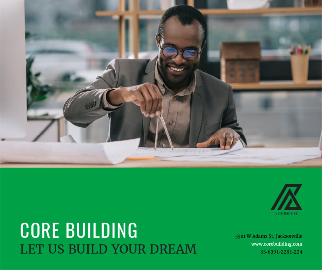 Architect Working with Blueprints — Crear un diseño Architect Working with Blueprints — Crear un diseño