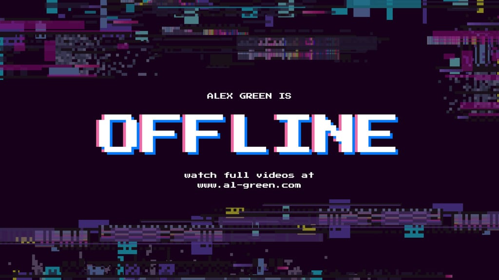 Stream Ad with Glitch Pattern — ein Design erstellen Stream Ad with Glitch Pattern — ein Design erstellen