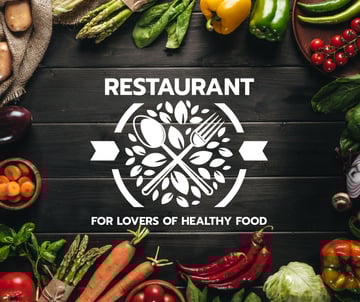 Healthy Food Menu with cooking ingredients