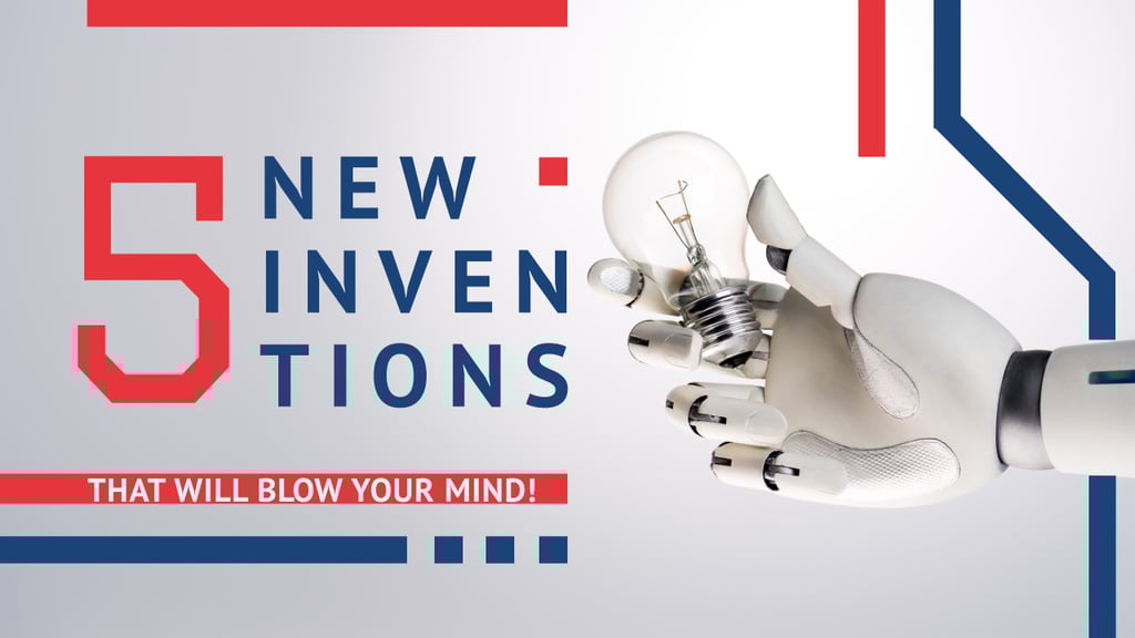 Latest Inventions Robot Hand Holding Bulb — Create a Design Latest Inventions Robot Hand Holding Bulb — Create a Design