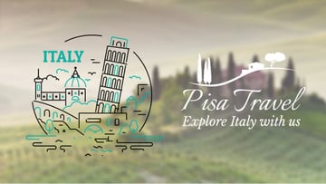 Tour Invitation Italy Famous Travelling Spots