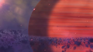 Red Planet in Space