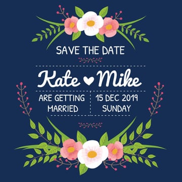 Wedding invitation card