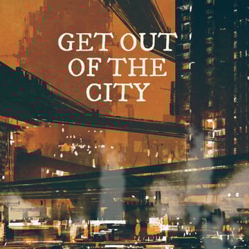 Night city lights Painting