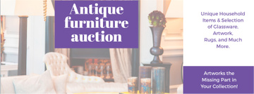 Antique Furniture Auction Vintage Wooden Pieces