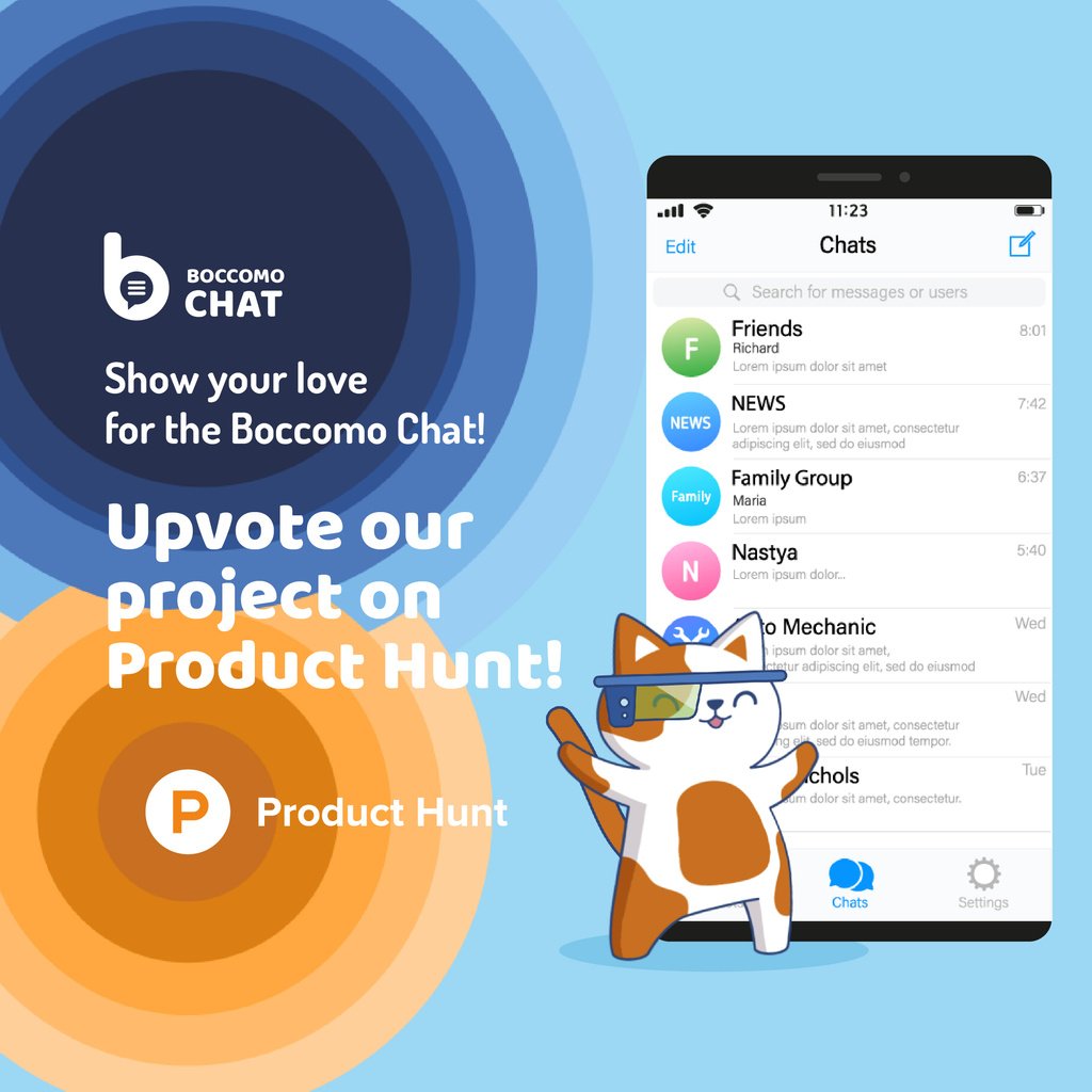 Product Hunt Campaign Chats Page on Screen — ein Design erstellen Product Hunt Campaign Chats Page on Screen — ein Design erstellen