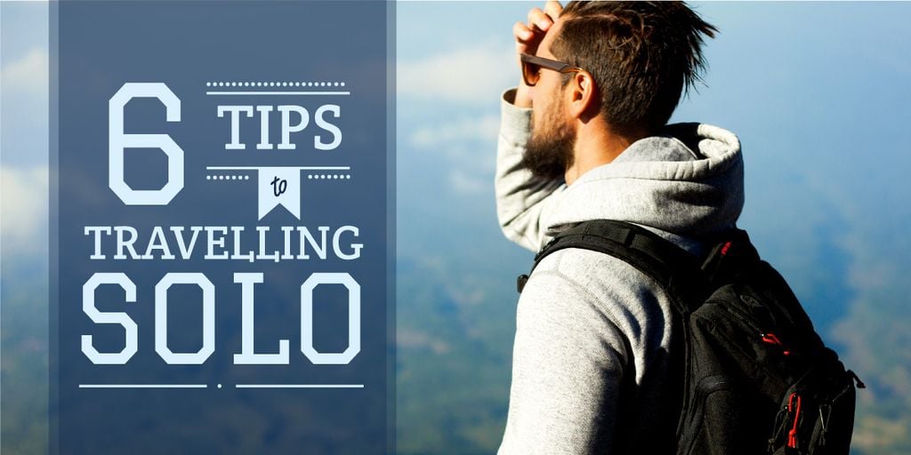 tips to travelling solo poster — ein Design erstellen tips to travelling solo poster — ein Design erstellen
