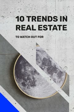 Real Estate Tips with Moon print