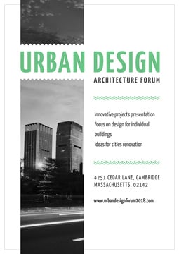 Urban Design architecture forum
