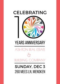 Celebrating company 10 years Anniversary