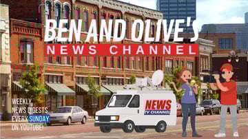 News Channel Story Journalists Shooting a Report