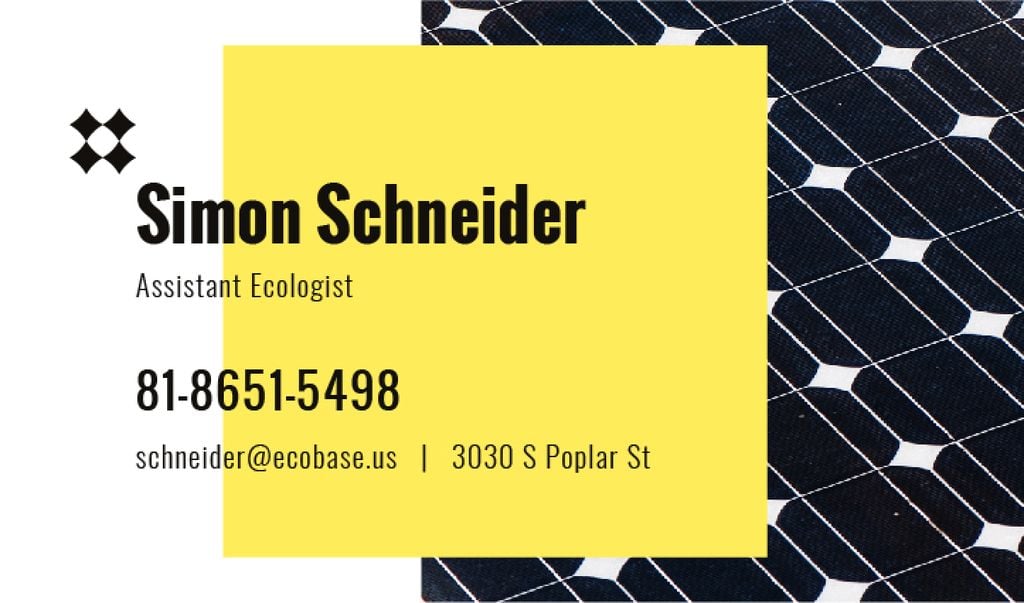 Ecologist Services Ad Solar Panel Surface | Business Card Template — Створити дизайн Ecologist Services Ad Solar Panel Surface | Business Card Template — Створити дизайн