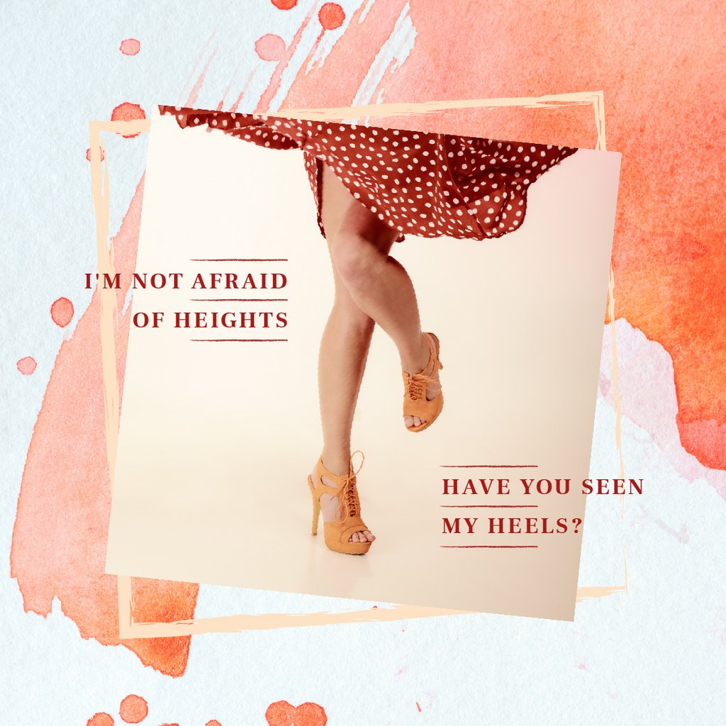 Female legs in heeled shoes — Crea un design Female legs in heeled shoes — Crea un design