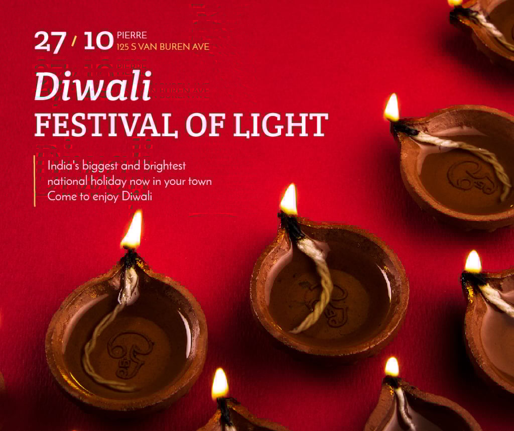 Happy Diwali celebration lamps — Maak een ontwerp Happy Diwali celebration lamps — Maak een ontwerp