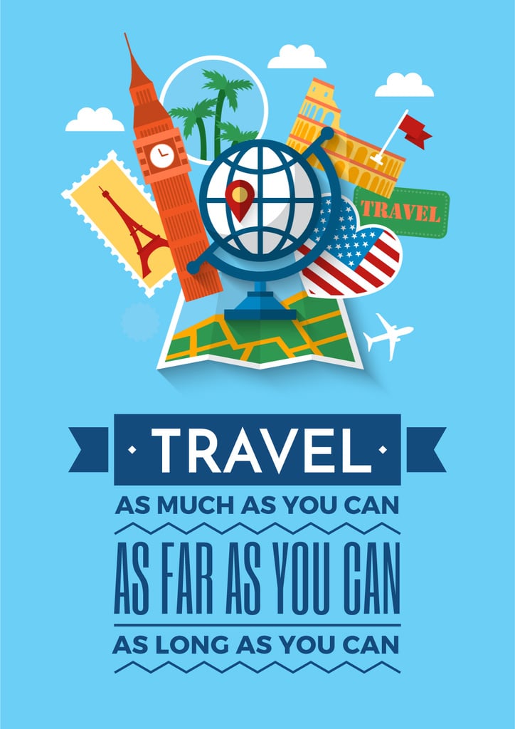 travel motivational poster with slogan — ein Design erstellen travel motivational poster with slogan — ein Design erstellen