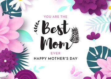Happy Mother's Day postcard