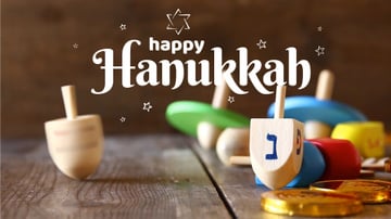 Happy Hanukkah dreidel
