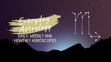 Night sky with Scorpio constellation