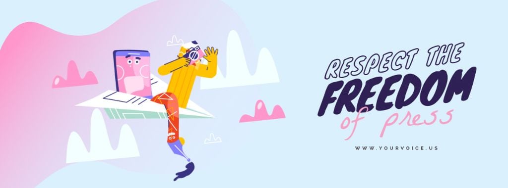 Flying newspaper page with pen — Create a Design Flying newspaper page with pen — Create a Design
