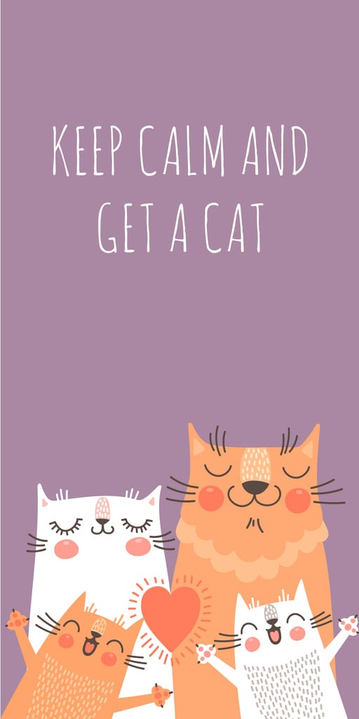 Keep calm and get a cat poster — Создать дизайн Keep calm and get a cat poster — Создать дизайн