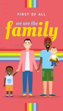 LGBT parents with children