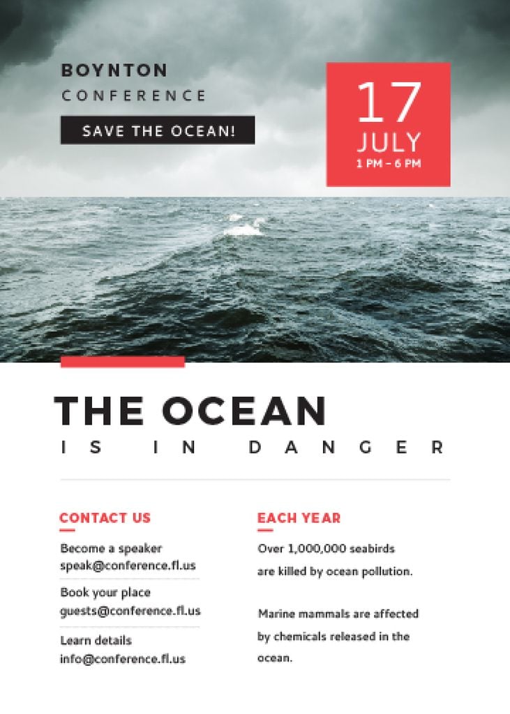 Ecology Conference Stormy Sea Waves — Create a Design Ecology Conference Stormy Sea Waves — Create a Design