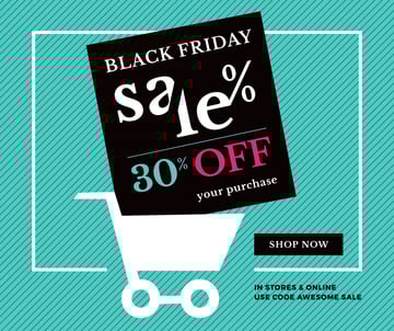 Black Friday Sale Shopping cart