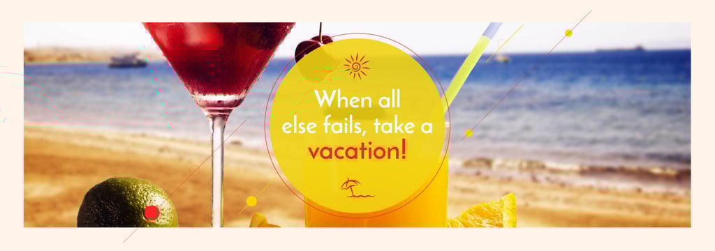 Summer cocktail on tropical vacation — Створити дизайн Summer cocktail on tropical vacation — Створити дизайн