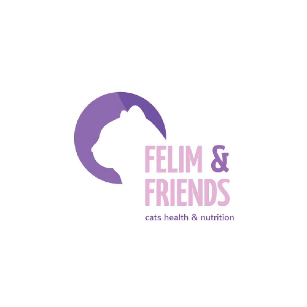 Pet Clinic Ad with Cat Face Icon — ein Design erstellen Pet Clinic Ad with Cat Face Icon — ein Design erstellen