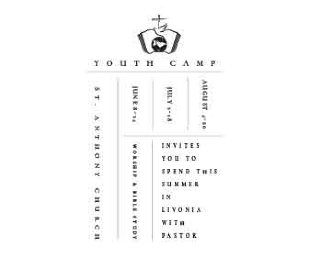 Youth religion camp of St. Anthony Church — Crear un diseño Youth religion camp of St. Anthony Church — Crear un diseño