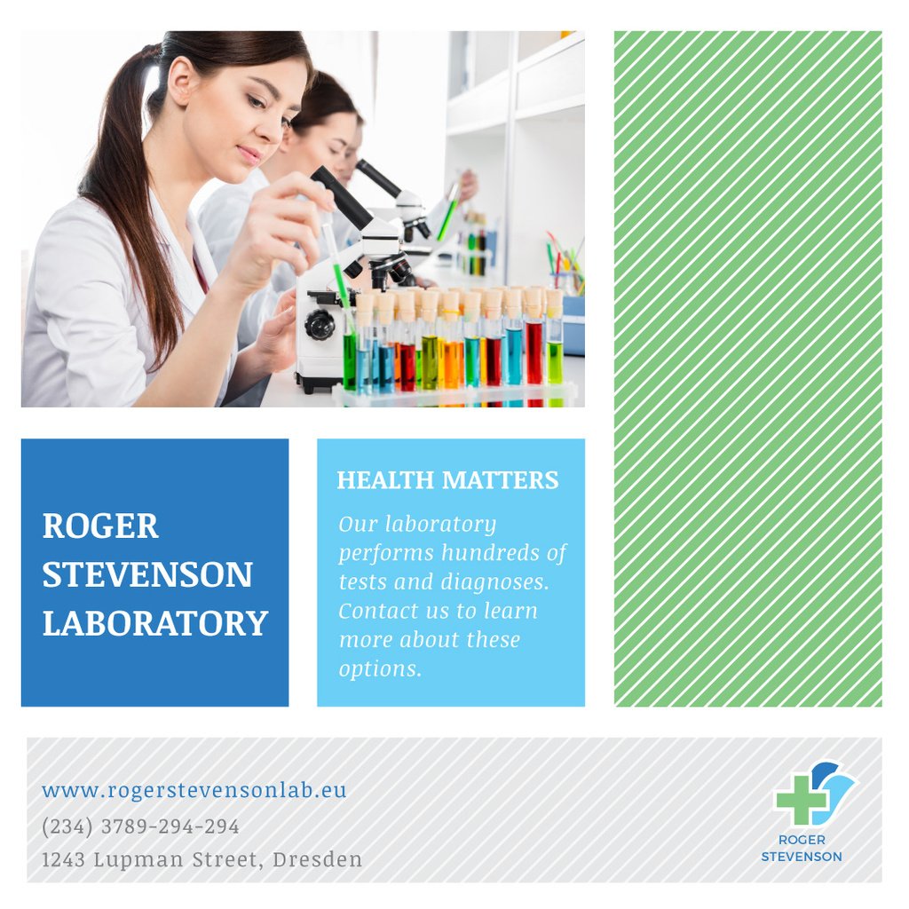 Laboratory services advertisement — Створити дизайн Laboratory services advertisement — Створити дизайн