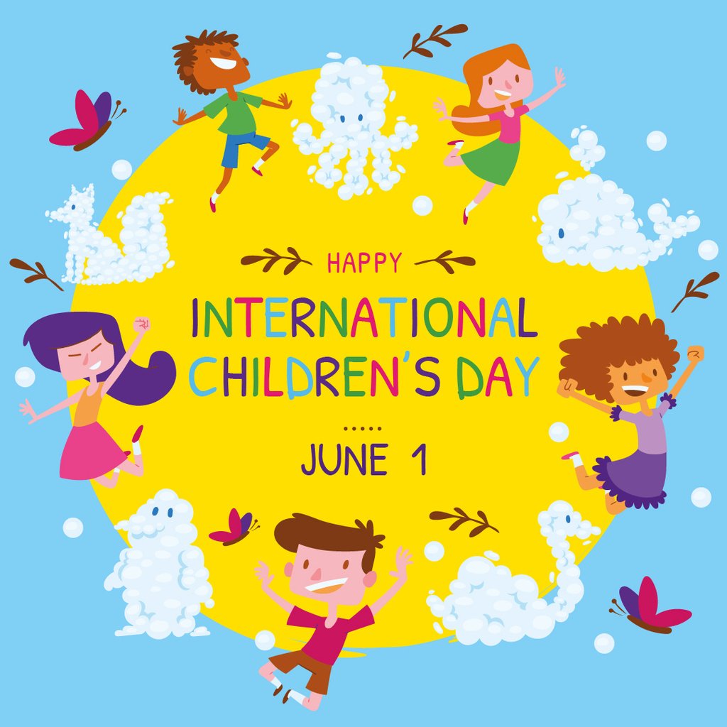 Happy little kids in circle — Create a Design Happy little kids in circle — Create a Design