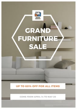 Grand furniture sale poster