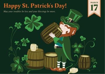 St. Patrick's day greeting card