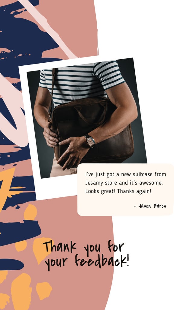 Bag Store Promotion Man Carrying Briefcase — Créer un visuel Bag Store Promotion Man Carrying Briefcase — Créer un visuel