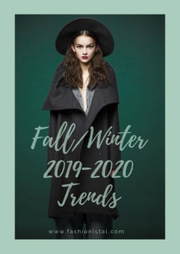 Fashion fall collection ad