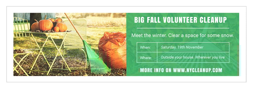 Big fall volunteer cleanup — Create a Design Big fall volunteer cleanup — Create a Design